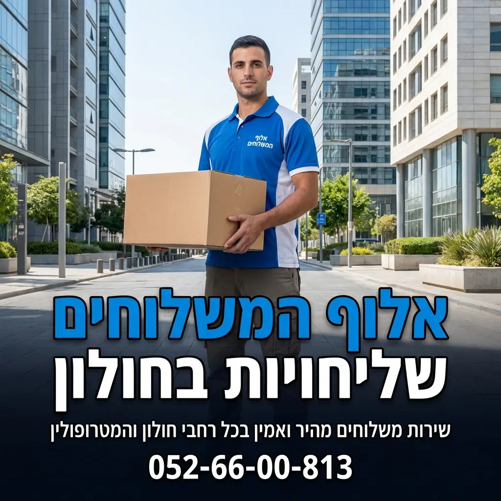 שליחויות בחולון - אלוף המשלוחים - לחץ להתקשר